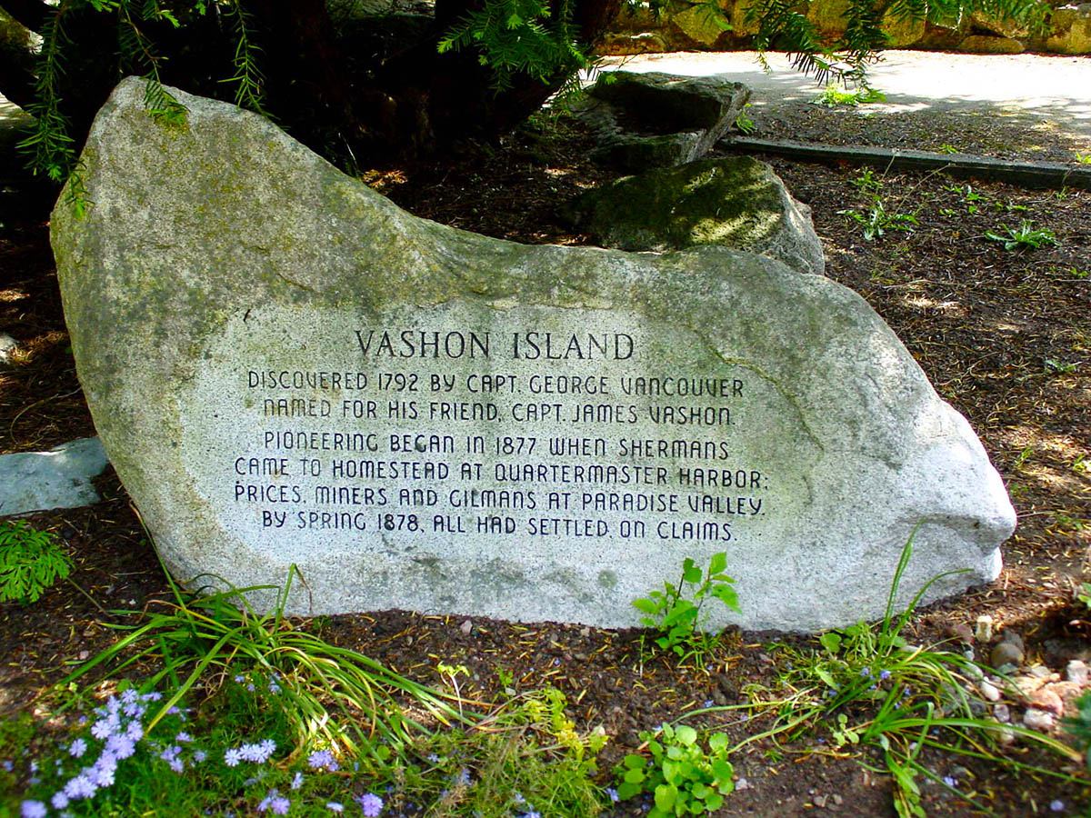 Vashon of History of Vashon Island