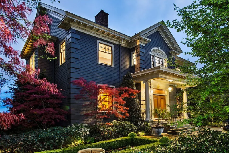 Front a house