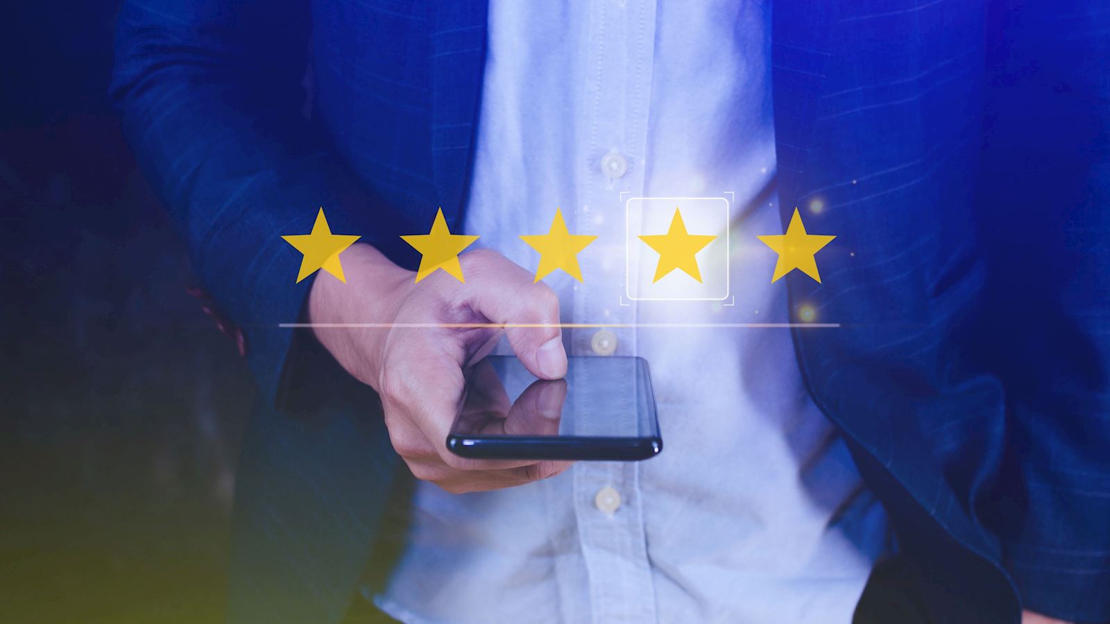 5 Star Review on Cellphone