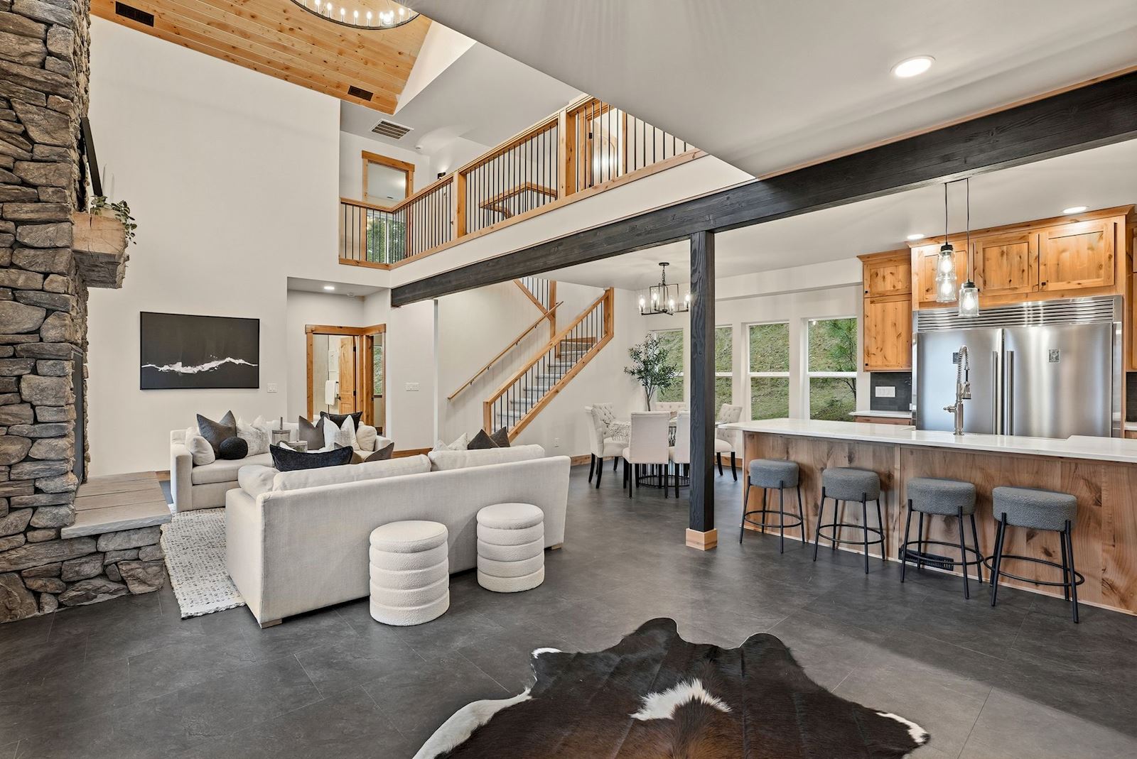 Open-concept living space at 13827 E 46th Ave in the Spokane Valley area of Spokane, WA 99206.