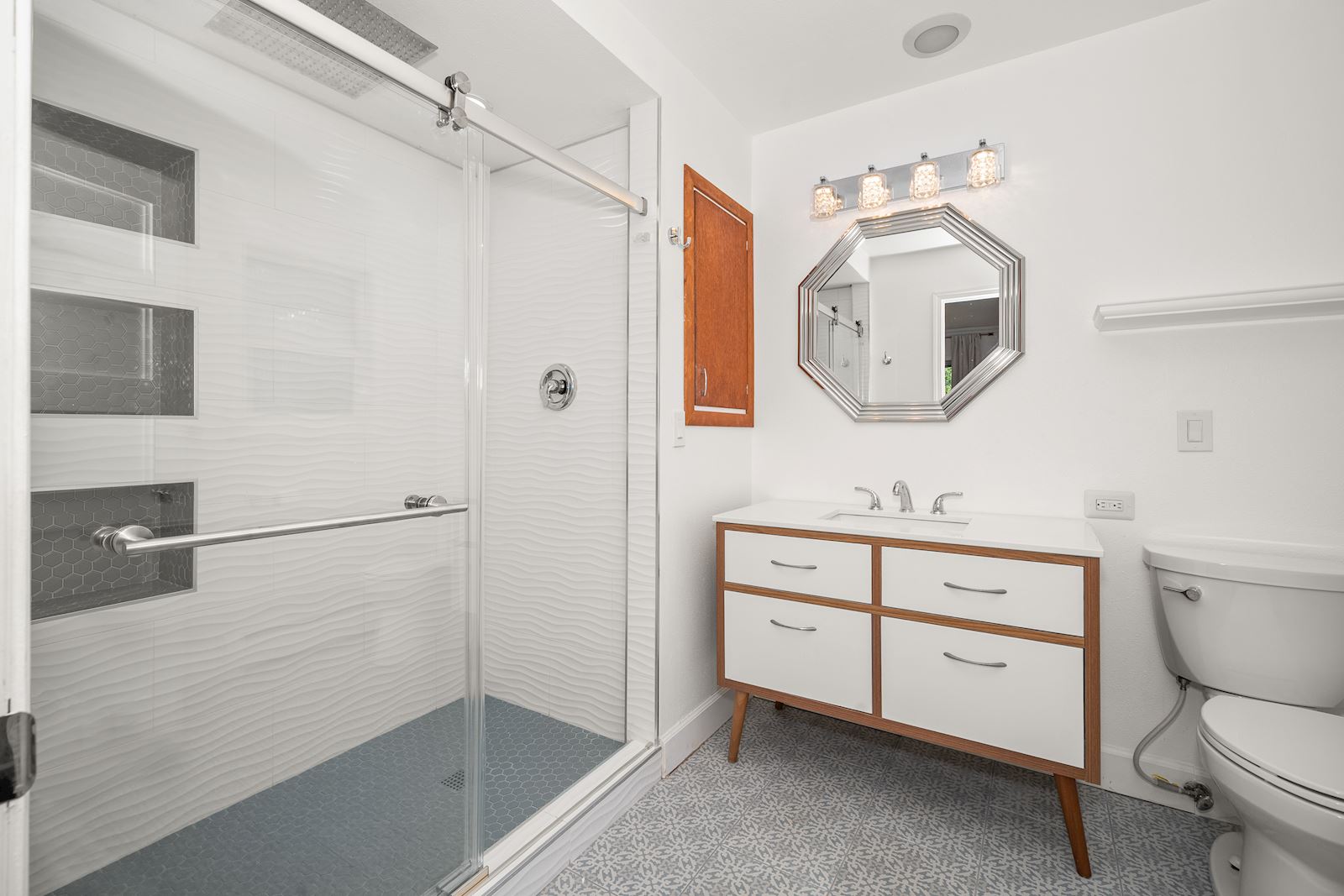 Updated Primary Bathroom at 4206 S Pittsburg St Spokane WA