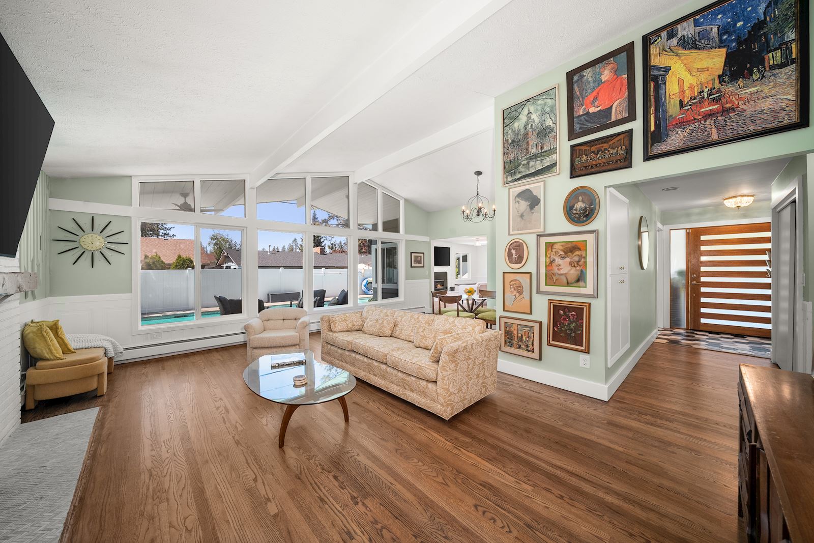 Open Concept Living Room at 4206 S Pittsburg St Spokane WA