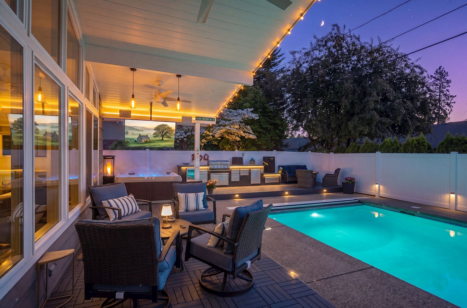 Outdoor Entertainment Space at 4206 S Pittsburg St Spokane WA