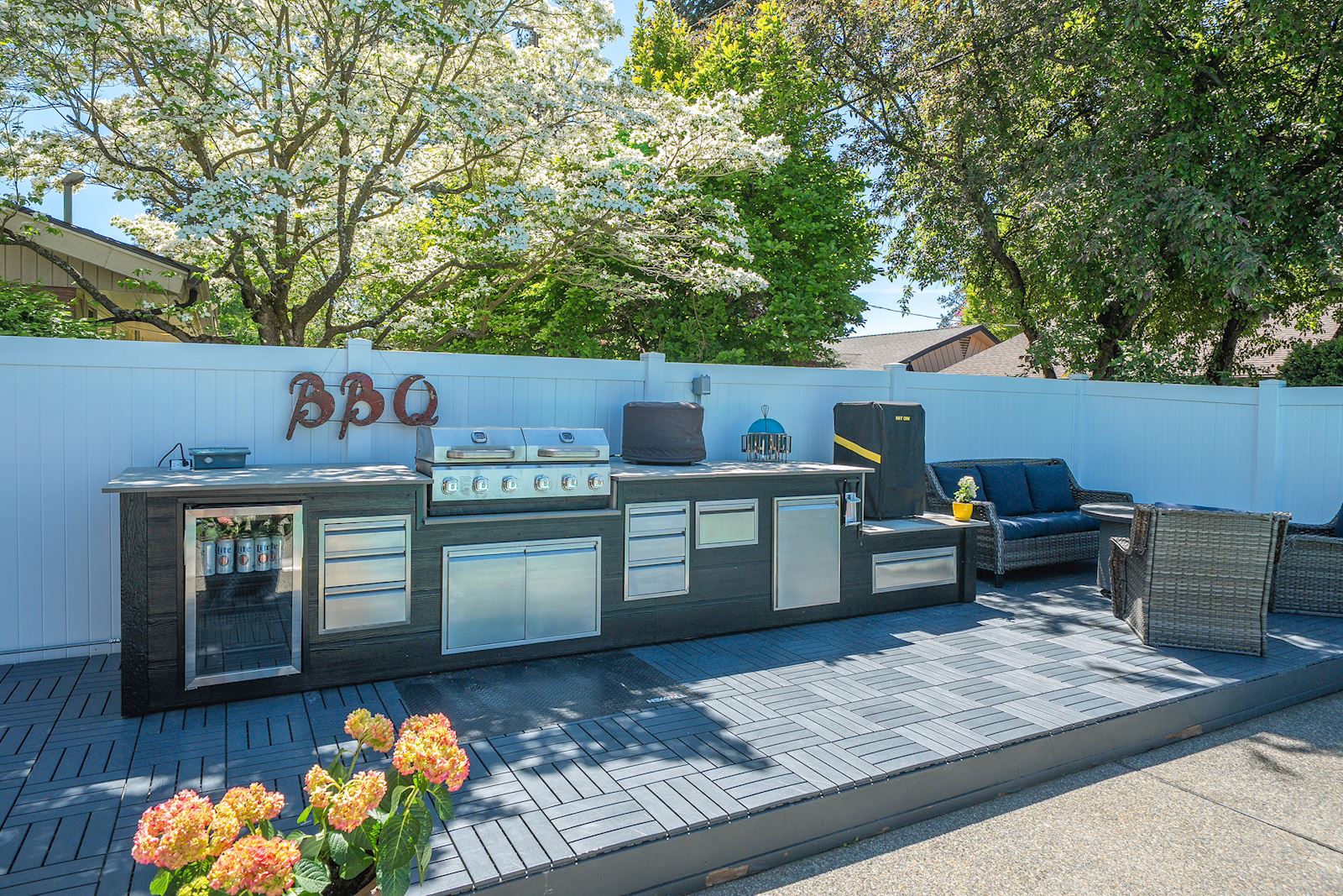 Outdoor Kitchen at 4206 S Pittsburg St Spokane WA