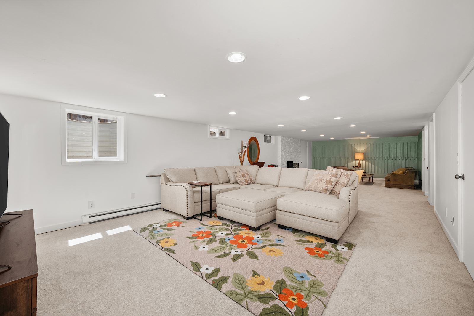 Spacious Walkout Basement Living Space at 4206 S Pittsburg St Spokane WA