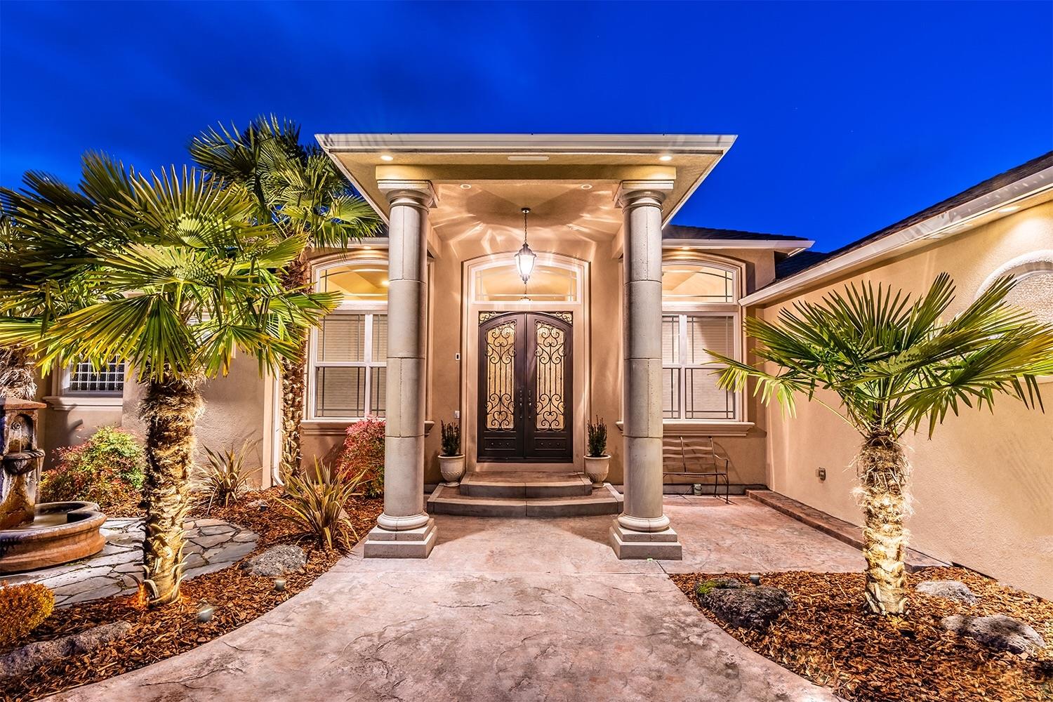 Luxury Home - Pillars and Front door