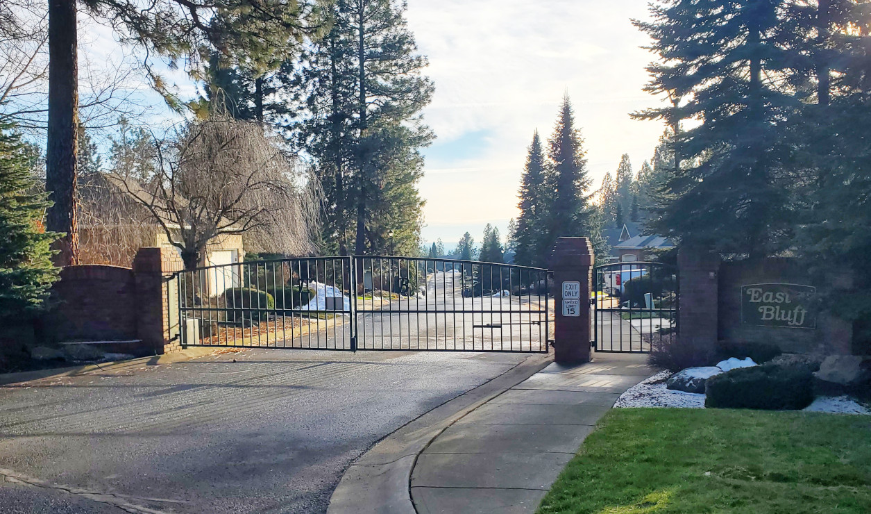 Hero view of East Bluff Estates, a premier gated community in Spokane, WA. Local real estate representation by Kimberly Dailey SRES and Daniel Dailey of Team Dailey, John L. Scott.