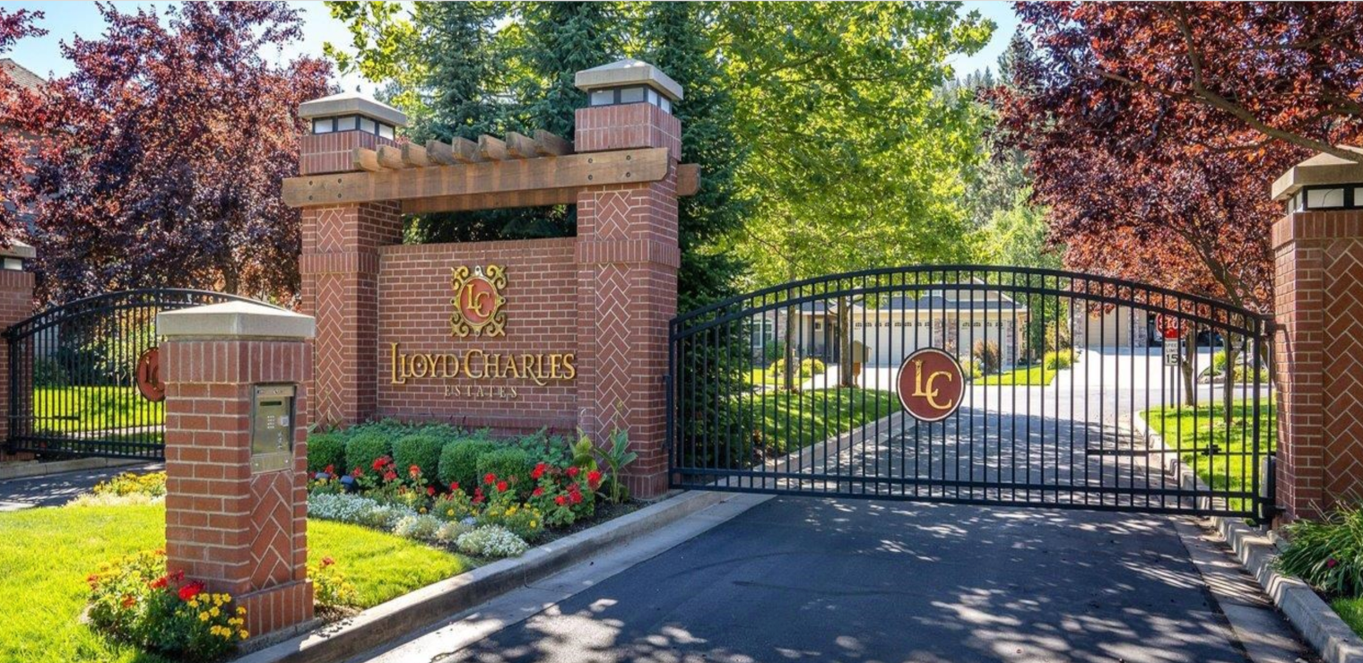 Lloyd Charles Gated Community Spokane WA