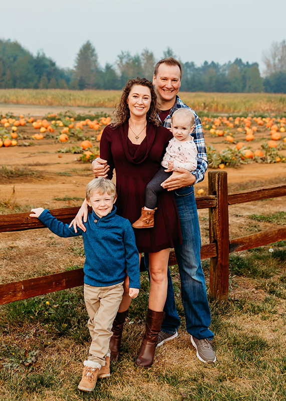 Photo of Mira Gregory's family