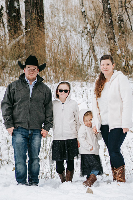 Allison and her family