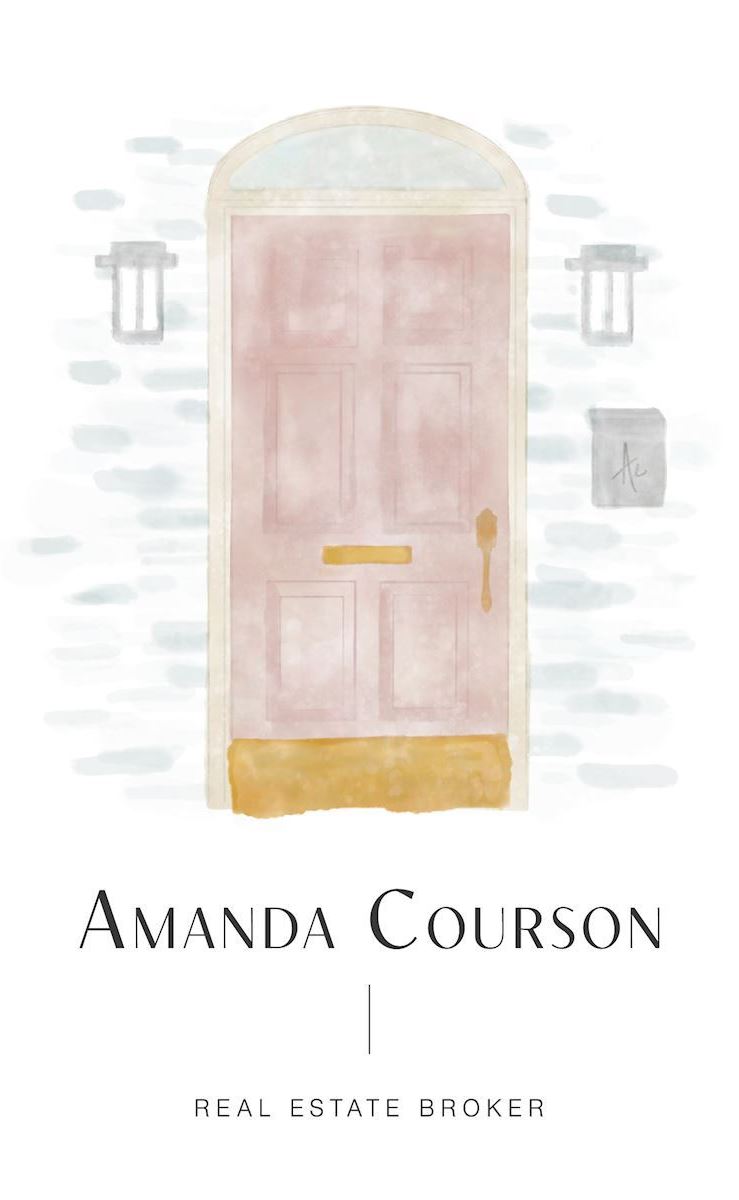 Amanda Courson - Real Estate Broker Door Logo