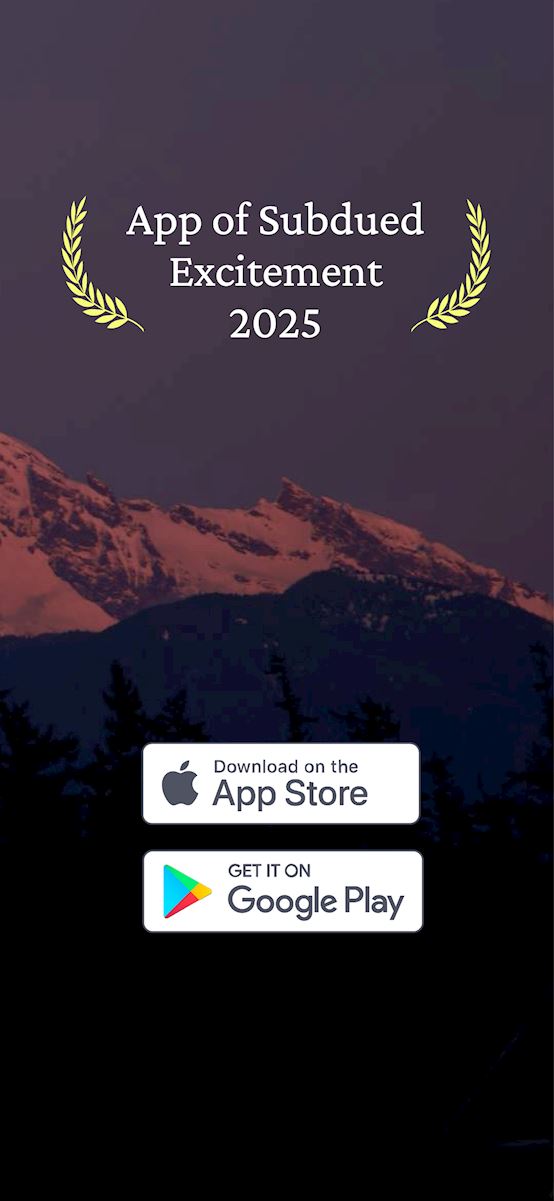 App of Subdued Excitement 2025