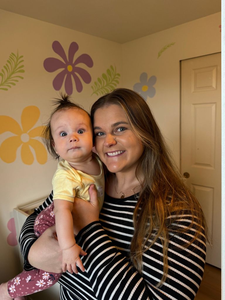 sarah with baby